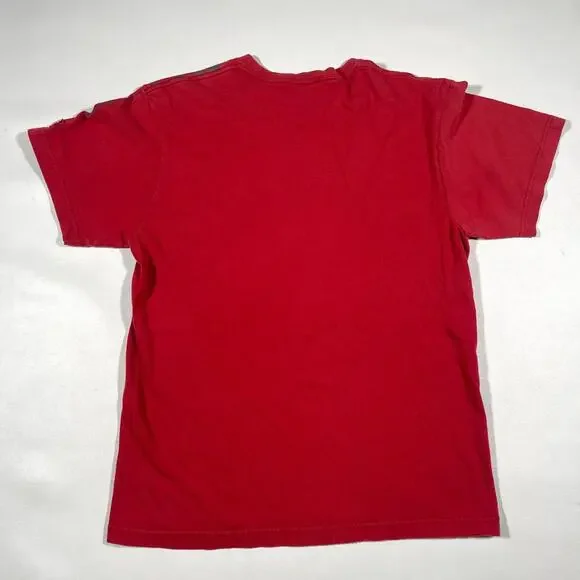 Vintage Y2K Element Skateboards Tree Design T Shirt Tee Medium M Red B40 - Picture 4 of 4